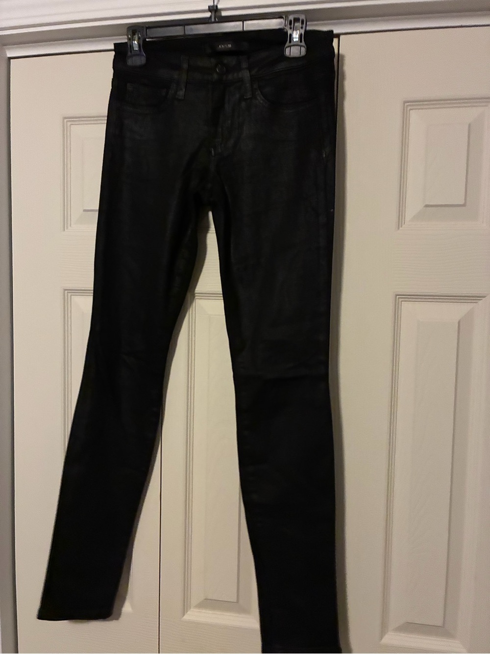 Joe's Jeans Black Coated Skinny Jeans